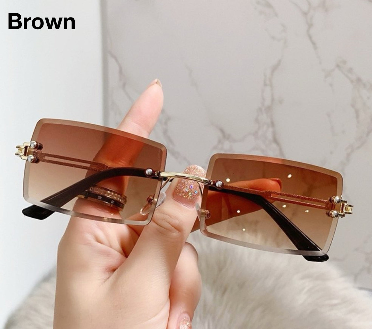 GRADIENT VISION™ Rimless Cubed Sunglasses (80% OFF ENDS TODAY!)