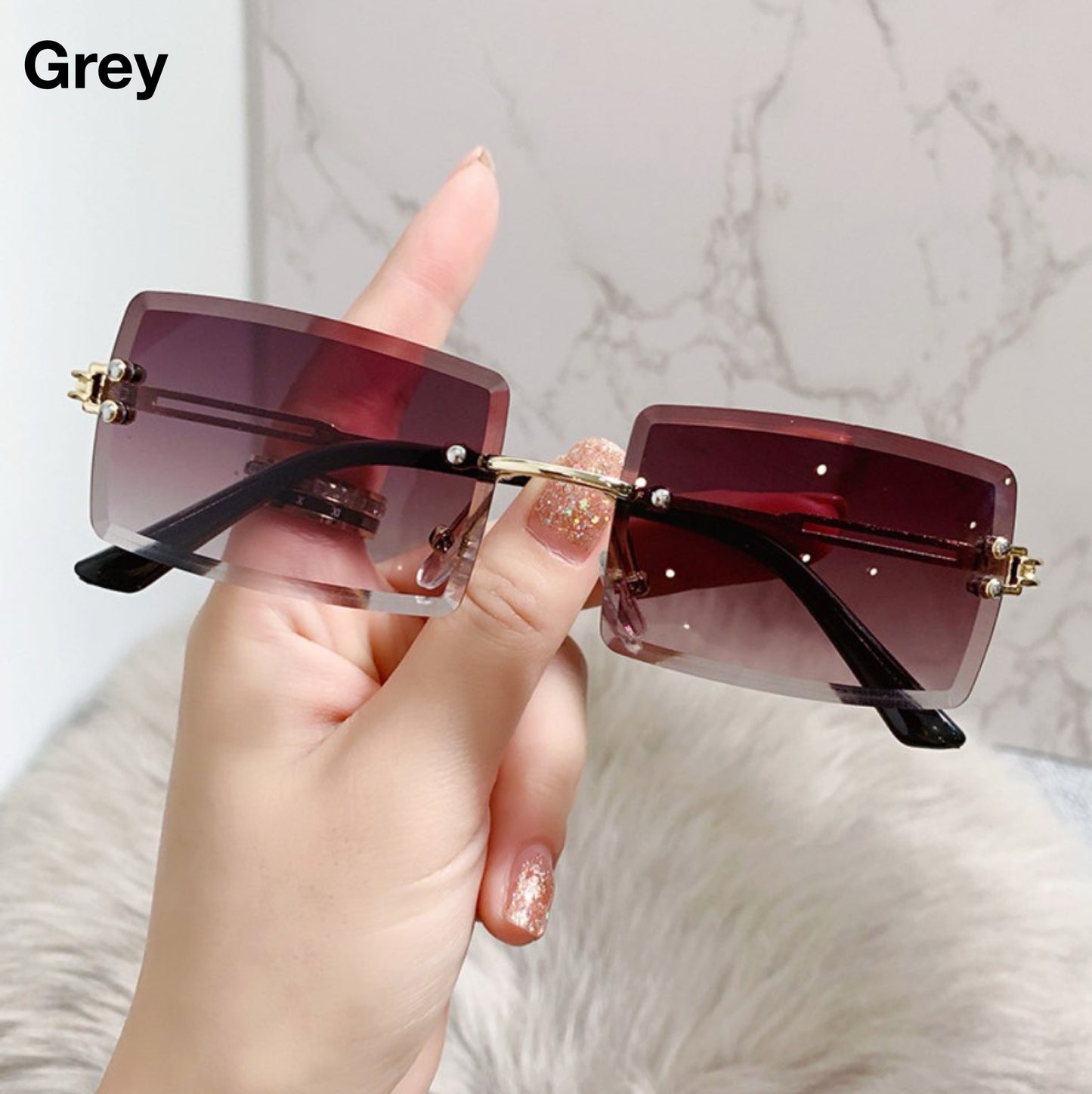 GRADIENT VISION™ Rimless Cubed Sunglasses (80% OFF ENDS TODAY!)