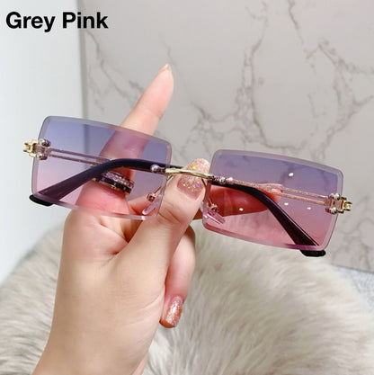 GRADIENT VISION™ Rimless Cubed Sunglasses (80% OFF ENDS TODAY!)