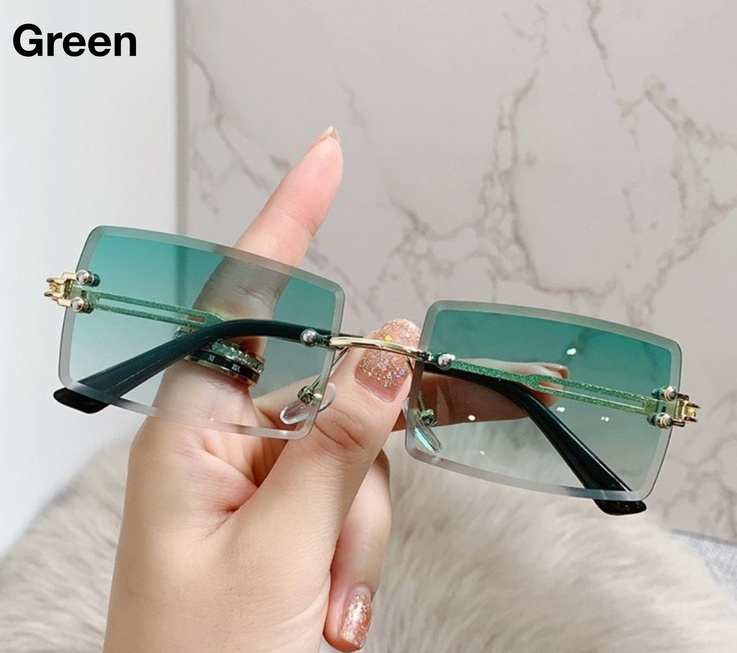 GRADIENT VISION™ Rimless Cubed Sunglasses (80% OFF ENDS TODAY!)